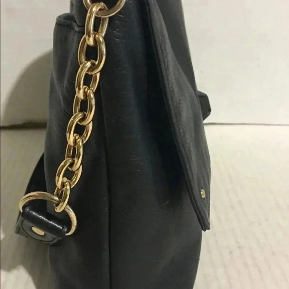 Club Monaco black leather hobo handbag - Picture 7 of 8